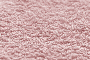 Old pink towel texture background. 