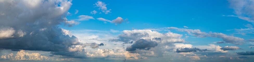 Fantastic clouds at sunrise