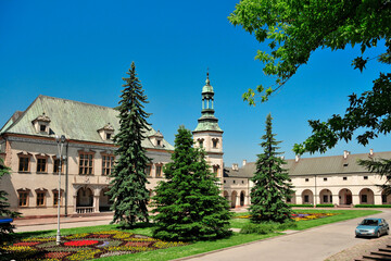 Palace of the Krakow Bishops in Kielce, swietokrzyskie Voivodeship, Poland.