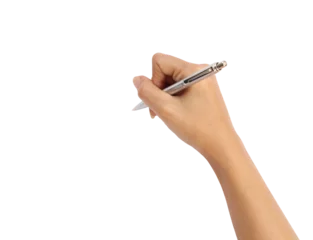 Fotobehang hand with pen writing © geargodz