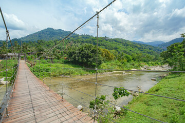 One of the best travel destinations fresh air village in thailand Named Kiriwong village.