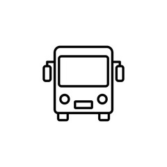 Bus icon vector for web and mobile app. bus sign and symbol. transport symbol