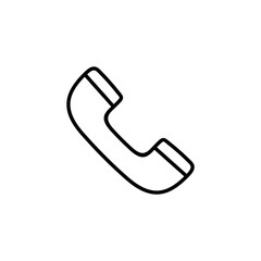 Call icon vector for web and mobile app. telephone sign and symbol. phone icon. contact us