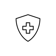Health insurance icon vector for web and mobile app. Insurance document sign and symbol