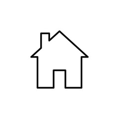 Fototapeta na wymiar House icon for web and mobile app. Home sign and symbol