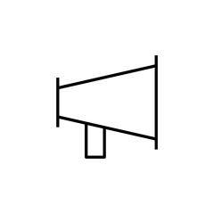 Obraz premium Megaphone icon for web and mobile app. Loudspeaker sign and symbol
