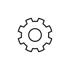 setting Icon for web and mobile app. Cog settings sign and symbol. Gear Sign