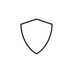 Shield icon for web and mobile app. Protection icon. Security sign and symbol
