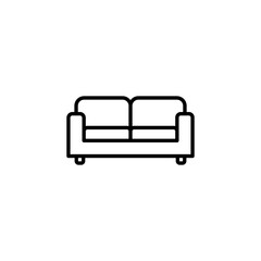 Sofa icon for web and mobile app. sofa sign and symbol. furniture icon