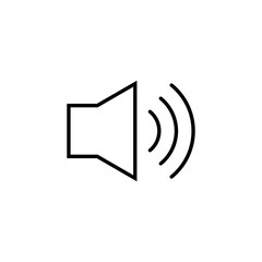 Speaker icon for web and mobile app. volume sign and symbol. loudspeaker icon. sound symbol