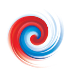 Vector drawing light wavy pattern of Russian flag