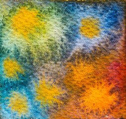 Abstract Hand painted Watercolor Colorful wet background on paper. Handmade texture art color for creative wallpaper or design art work. Pastel colors