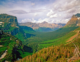 Naklejka premium Glacier National Park, Montana