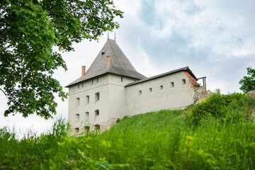 Fototapeta na wymiar Castle of Halych at summer landscape, Ukraine