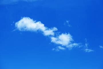 white clouds against blue sky abstract nature