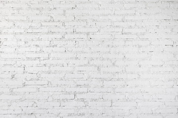 Brick wall painted in white color texture background, minimal, vintage