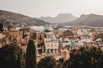 Fototapeta premium View over Cartagena, Spain 