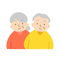 Obraz premium 老夫婦