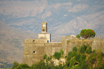 Tour-Horloge de la forteresse de Gjirokaster, Albanie
