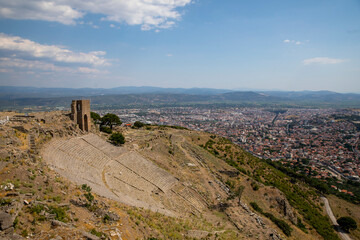 The Temple of Trajan in Pergamon Ancient City