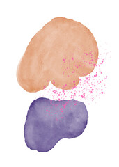 Watercolour Abstract Shape