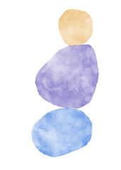 Watercolour Abstract Shape