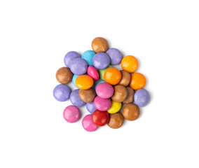 Small Round Candies Isolated