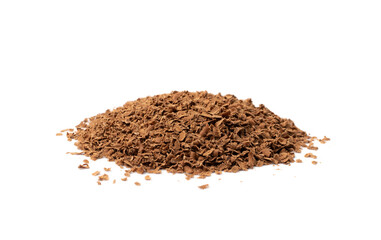 Grated Chocolate Isolated