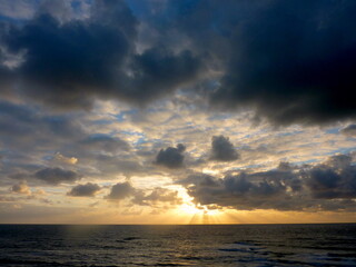 Fototapeta premium Sonnenuntergang am Meer