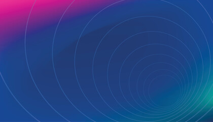 abstract blue background with circle lines