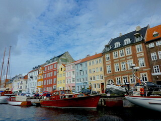 Häuser am nyhavn in Kopenhagen