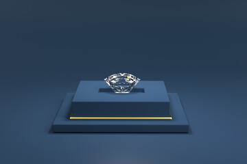 3D rendering different kinds of diamond