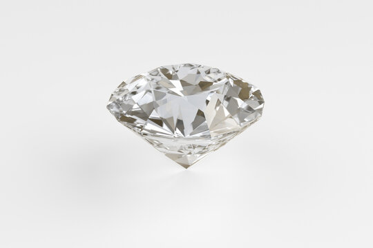 3D rendering different kinds of diamond