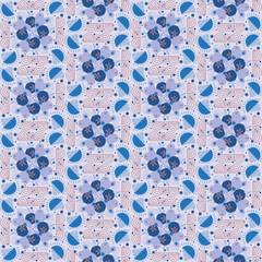 Orange Leaves Seamless Pattern Background Garden Nature Plant Art 