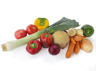 various vegetables for cooking meals close up