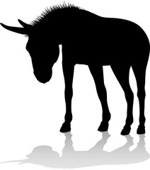Donkey Animal Silhouette