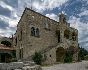 Fototapeta na wymiar monastery on Rhodos