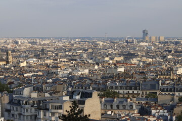 Fototapeta na wymiar Aerial view of Paris