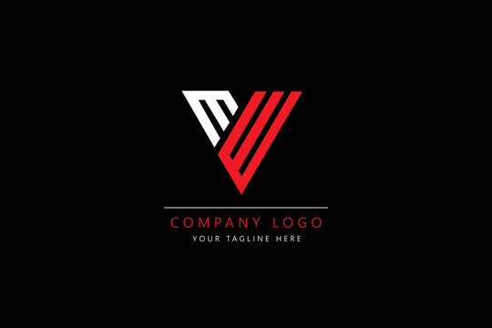 EW  Letter Logo Design. Creative Modern E W  Letters icon vector Illustration.