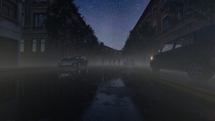 soldier in the fog city