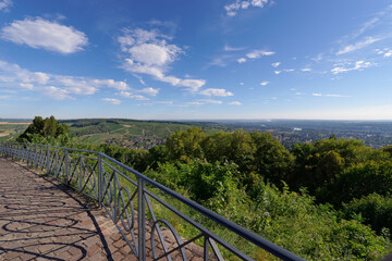 Fototapeta na wymiar Panorama of the Loire valley in Sancerre village