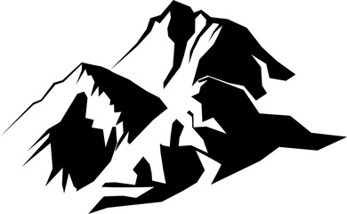 illustration of mountain