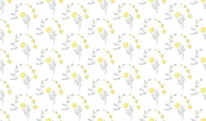Obraz premium Floral seamless pattern. Pattern for bed linen, clothes or dishes