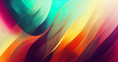Rainbow Blend Background Layers Abstract. Gradient background design, colorful shapes.