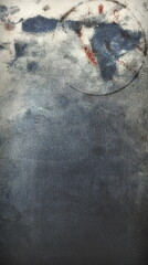 Gray Blue Fabric Texture rom an old Dirty Piece of tarpaulin. High Quality Vertical Photo