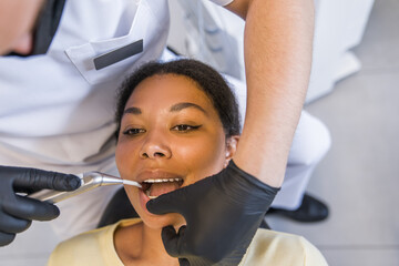 Dentist doctor on his office