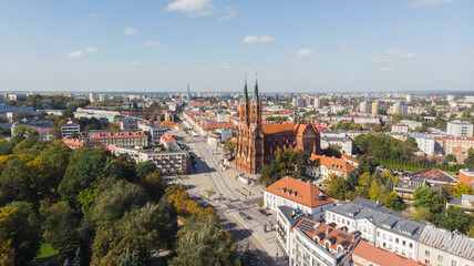 Fototapeta na wymiar Białystok Centrum Katedra
