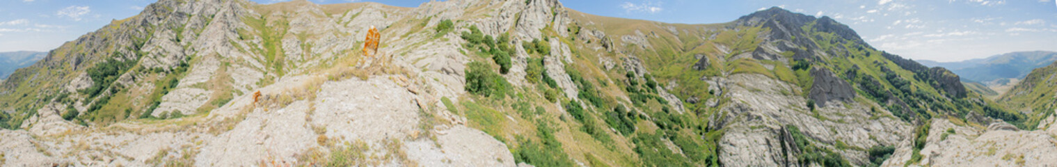 Fototapeta na wymiar panorama from the mountain top