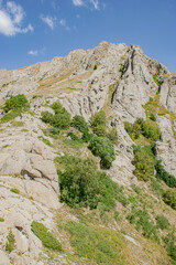 canyon in the mountains top