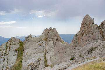 Fototapeta premium landscape with sky and clouds